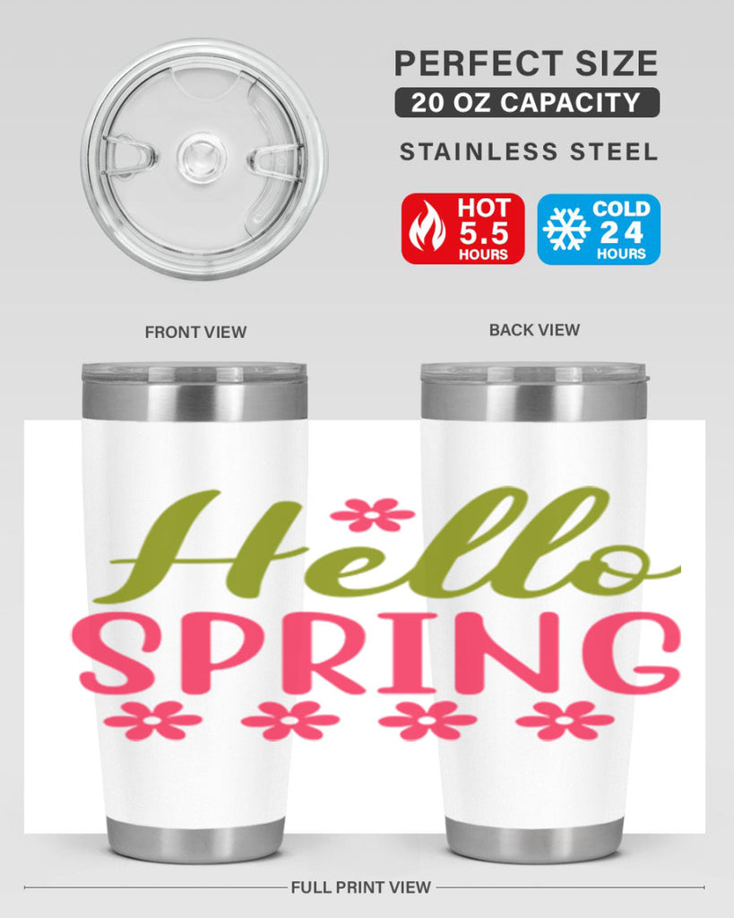 Hello Spring 213#- spring- Tumbler