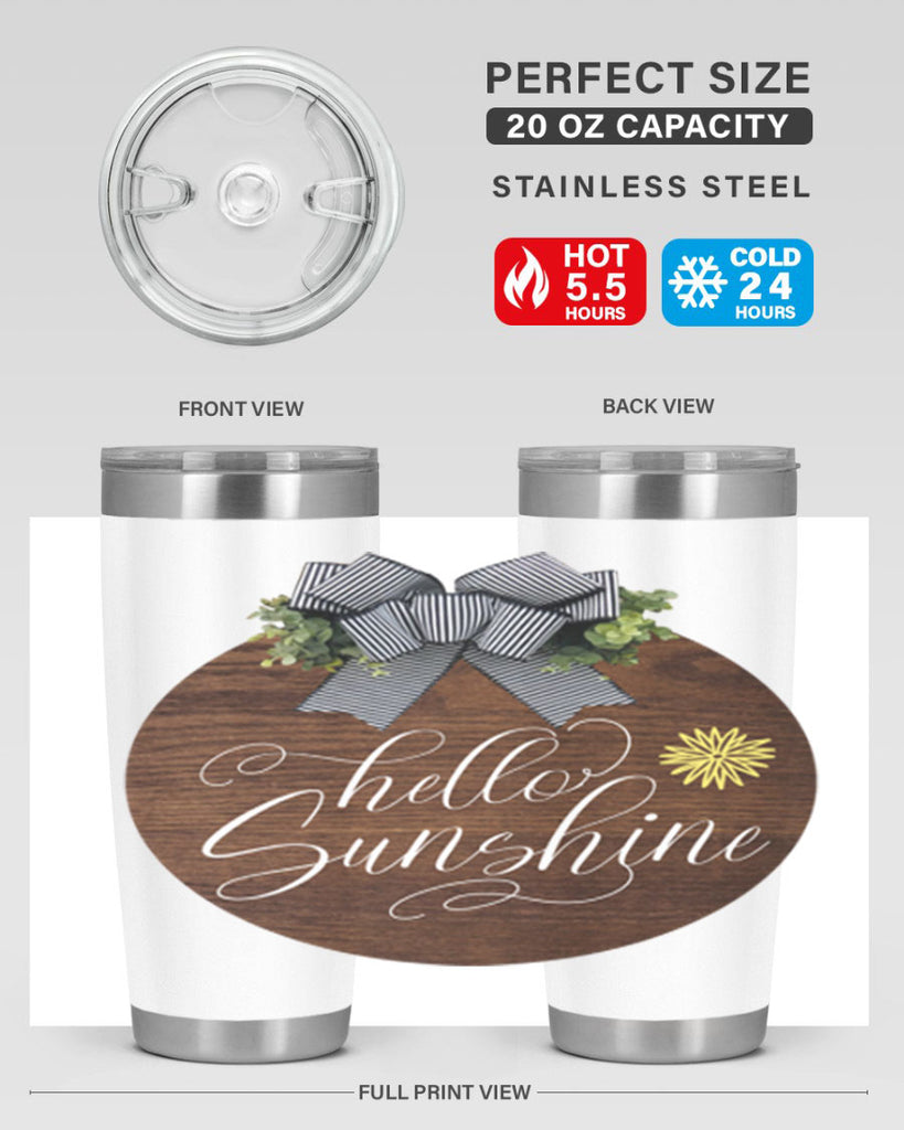 Hello Spring Lettering Mockup200#- spring- Tumbler