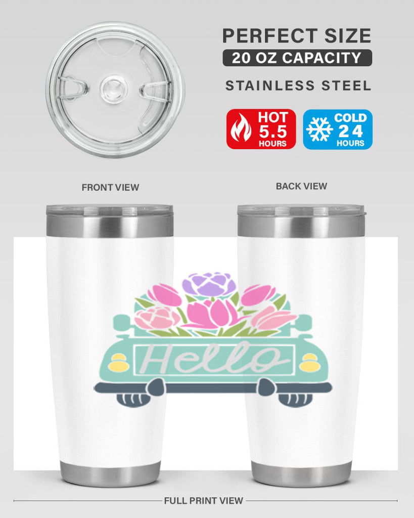 Hello Truck218#- spring- Tumbler