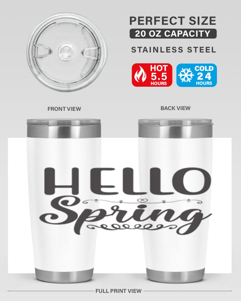 Hello spring 185#- spring- Tumbler
