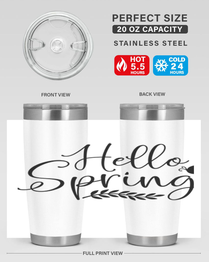 Hello spring design  222#- spring- Tumbler