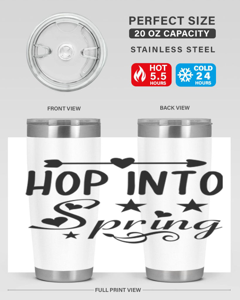 Hop into Spring 249#- spring- Tumbler