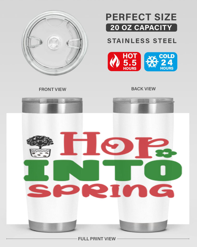 Hop into Spring 251#- spring- Tumbler