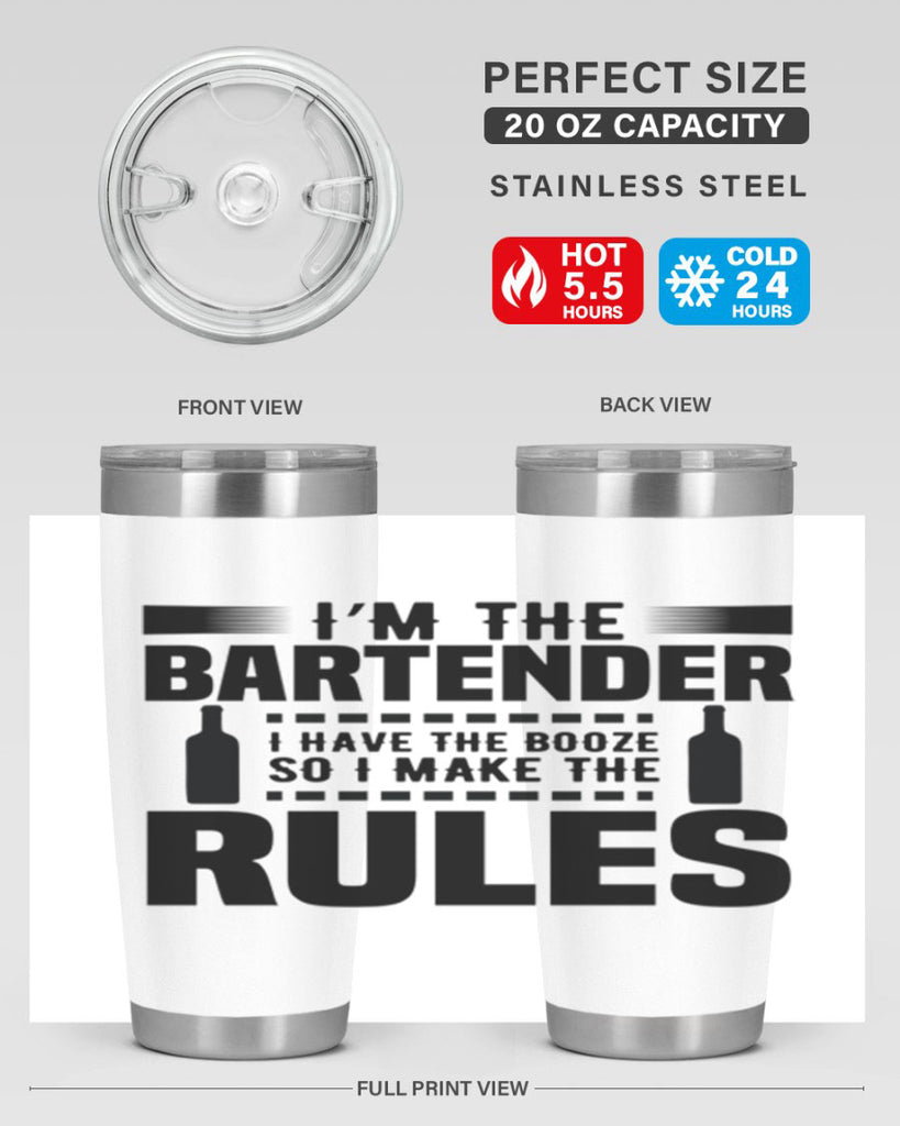 I am the Bartender Style 2#- bartender- tumbler