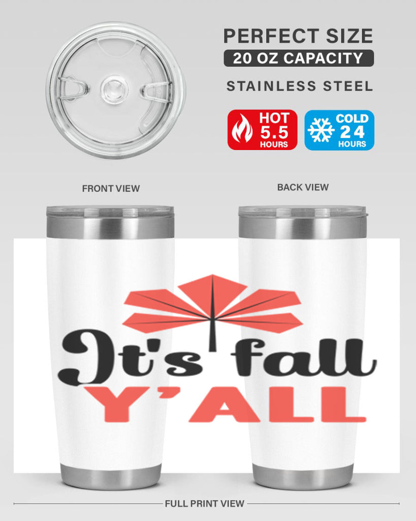 Its fall yall 373#- fall- Tumbler