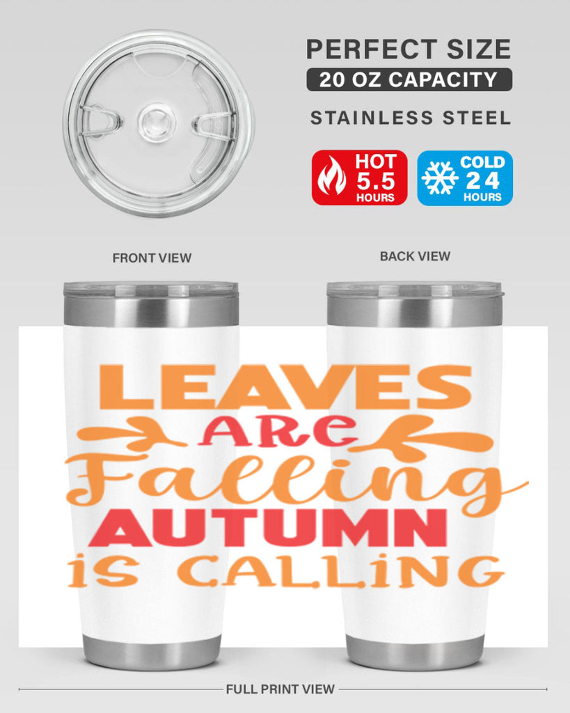 LeavesAreFallingAutumnis 394#- fall- Tumbler