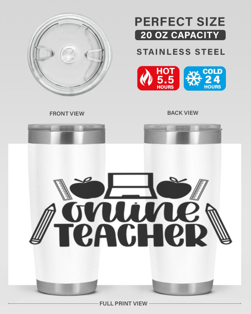 Online Teacher Style 61#- teacher- tumbler