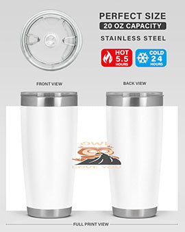 Owl Love You A TurtleRabbit 12#- owl- Tumblers