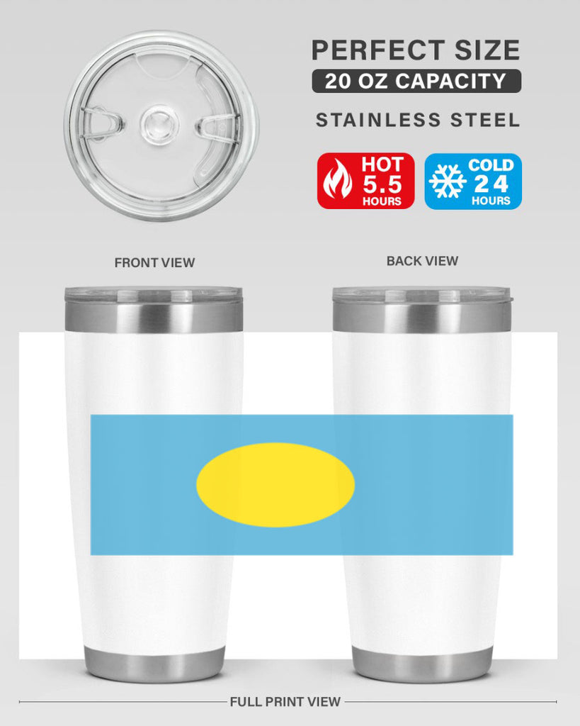 Palau 65#- world flags- Tumbler