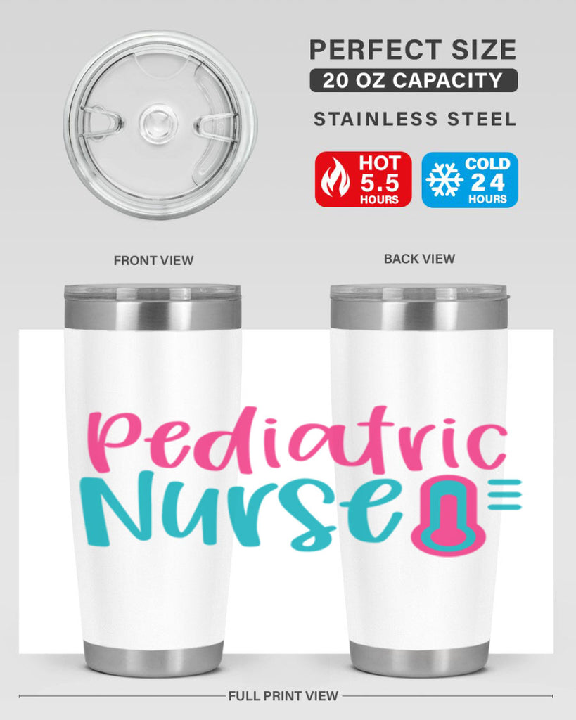 Pediatric Nurse Style 357#- nurse- tumbler