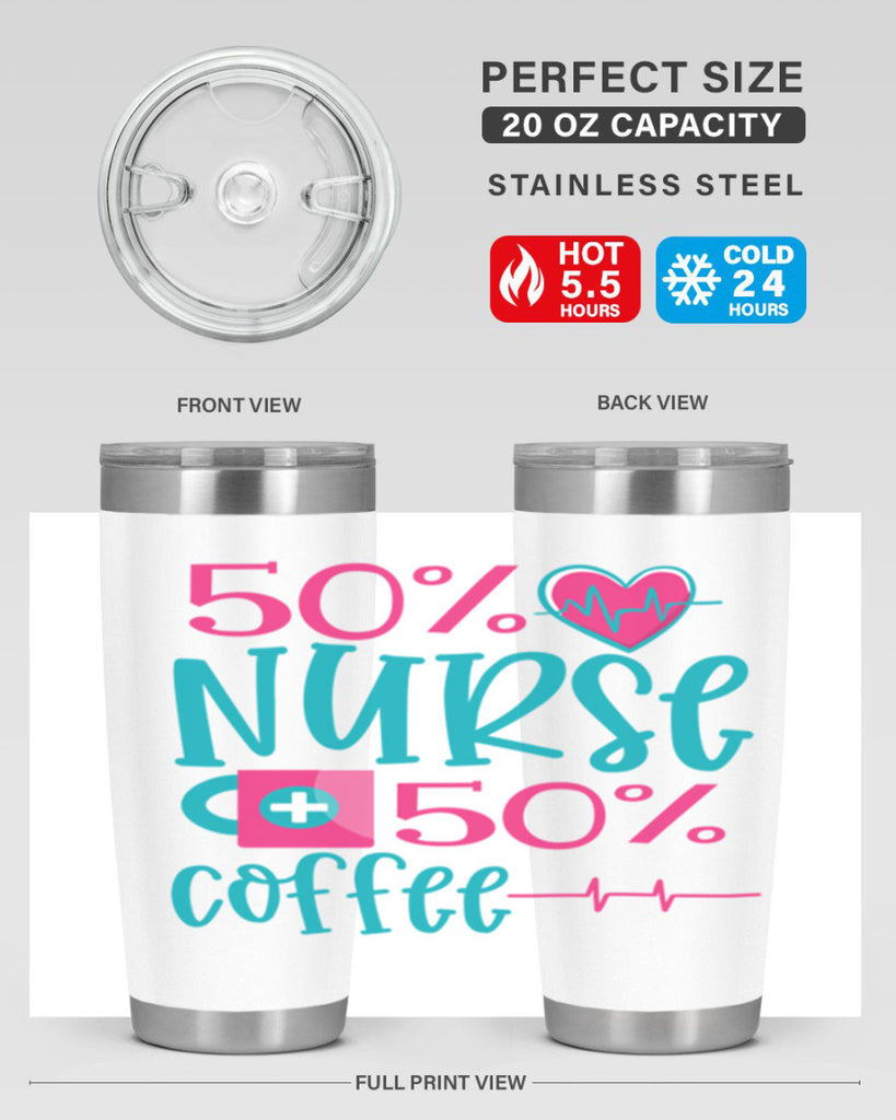 Percent Nurse Percent Coffee Style Style 60#- nurse- tumbler