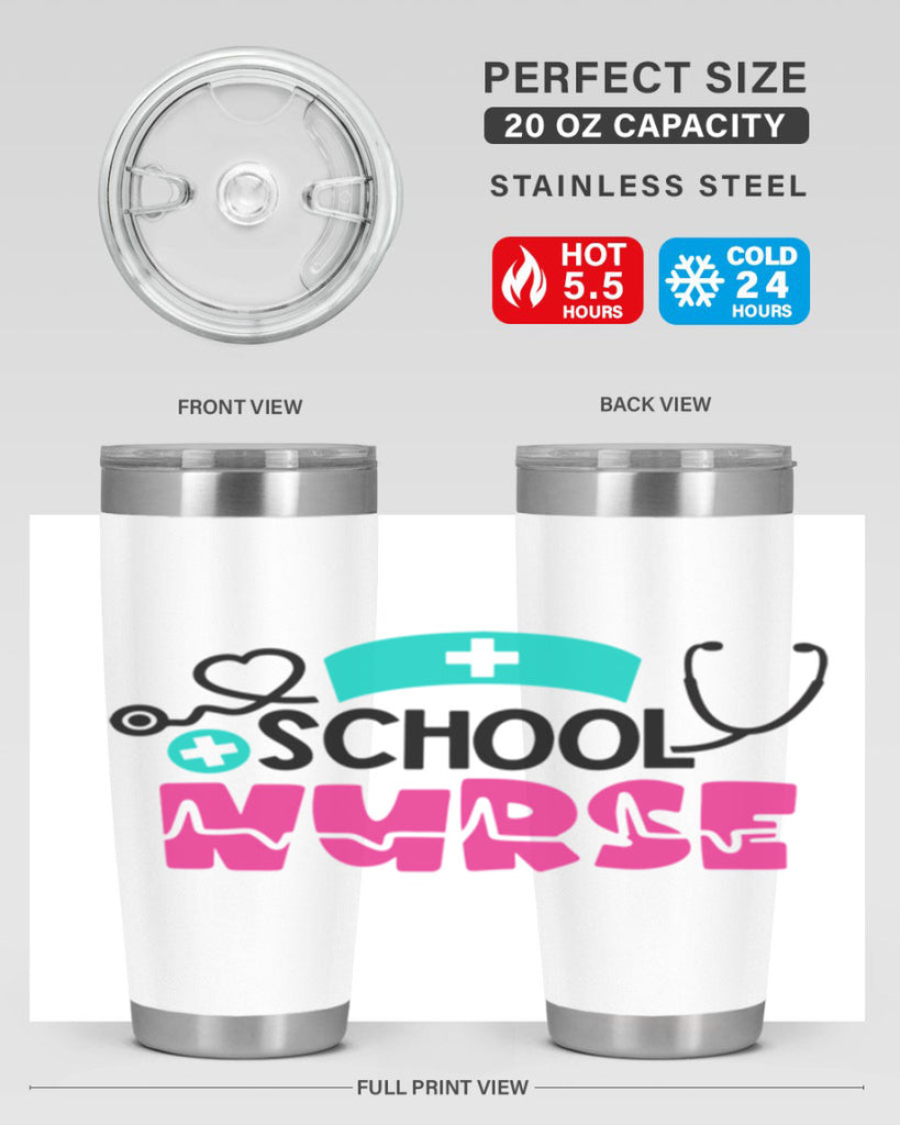 School Nurse Style Style 50#- nurse- tumbler