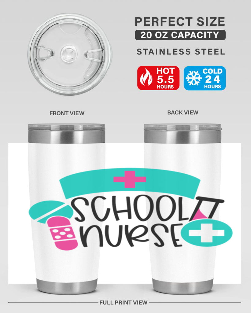 School Nurse Style Style 52#- nurse- tumbler