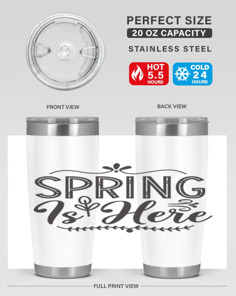 Spring is here 441#- spring- Tumbler