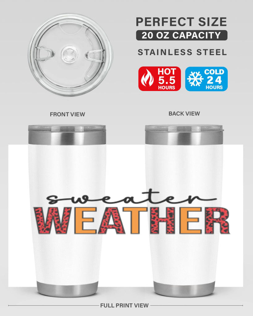 Sweater Weather 587#- fall- Tumbler