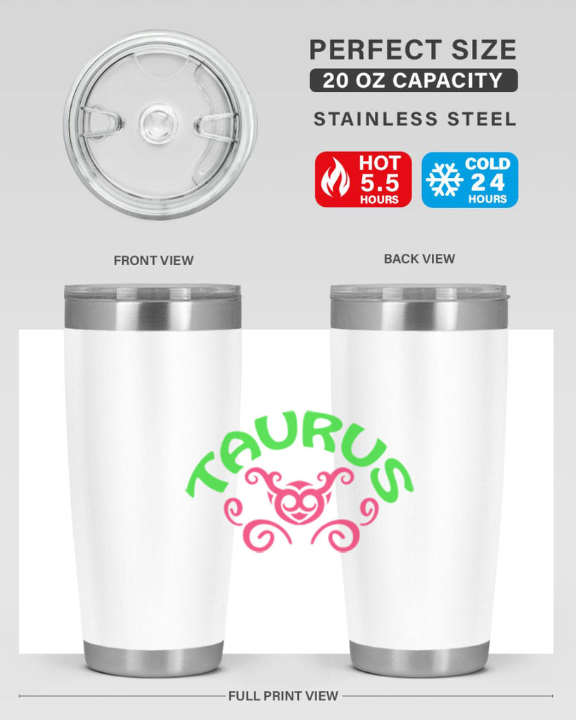Taurus 493#- zodiac- Tumbler
