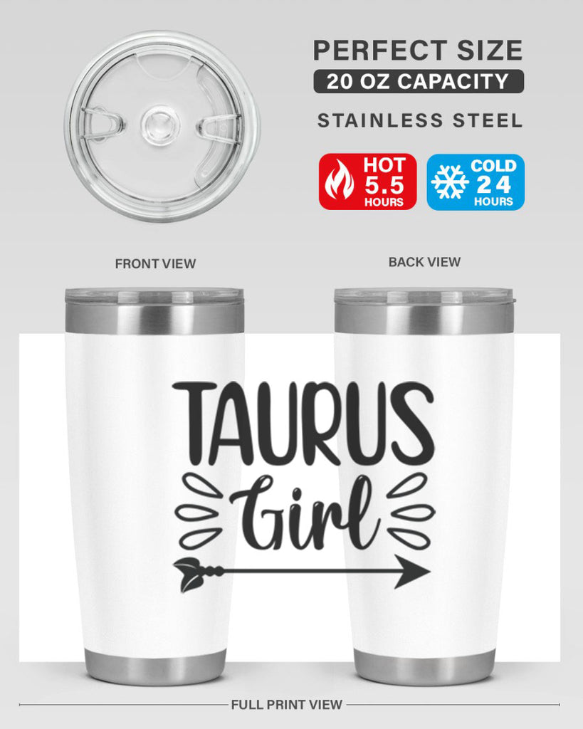 Taurus girl 500#- zodiac- Tumbler