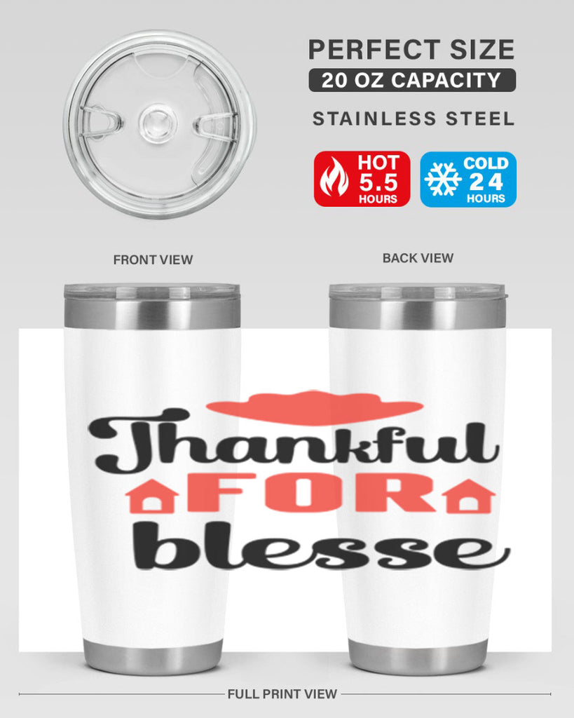 Thankful for blesse 599#- fall- Tumbler