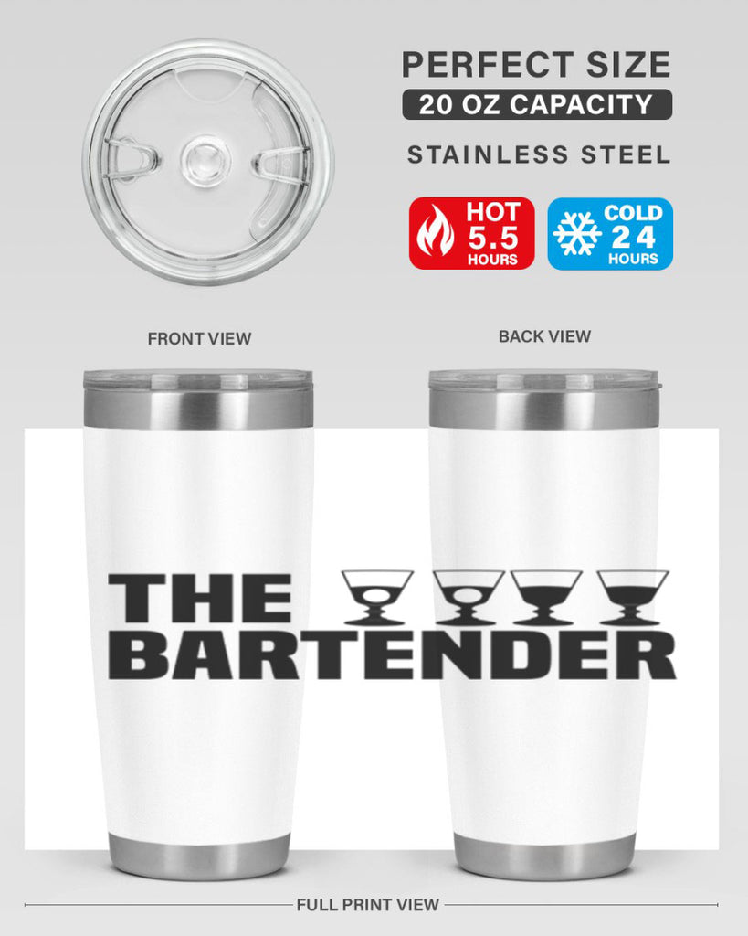 The bartender Style 12#- bartender- tumbler
