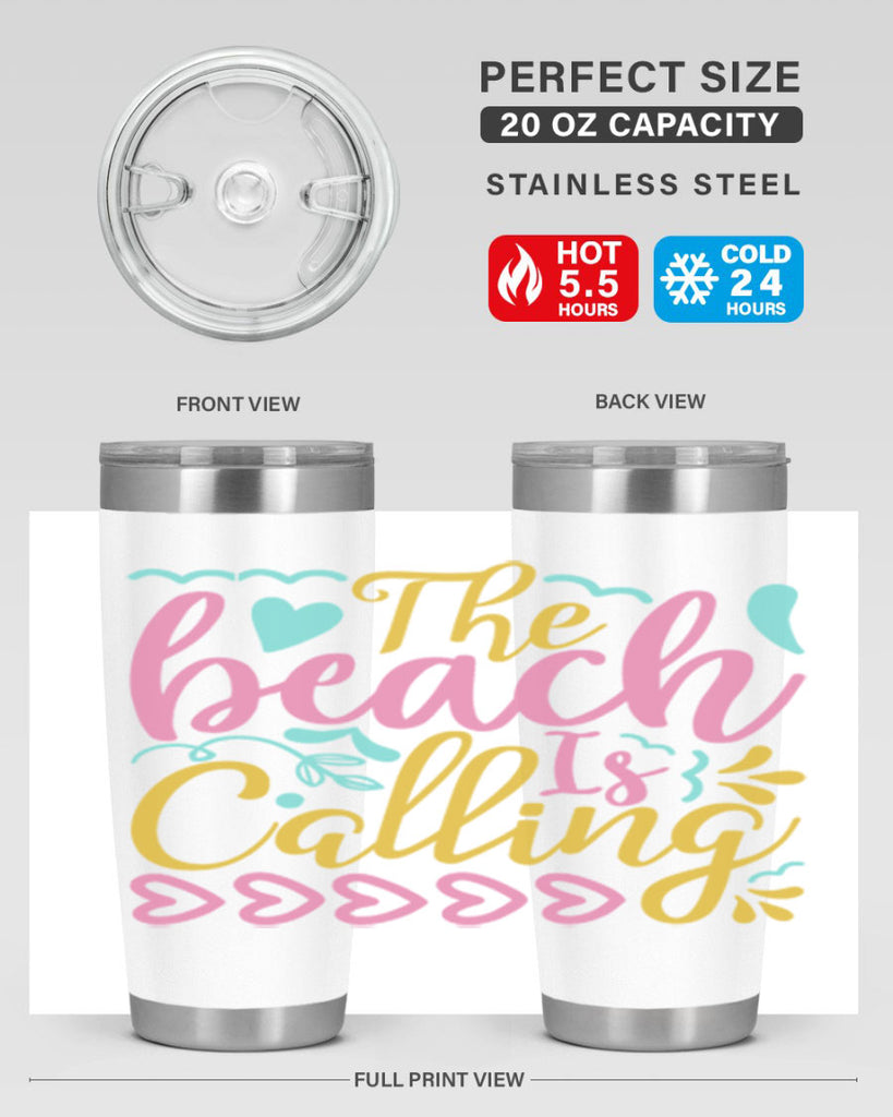The beach is calling Style 1#- summer- Tumbler