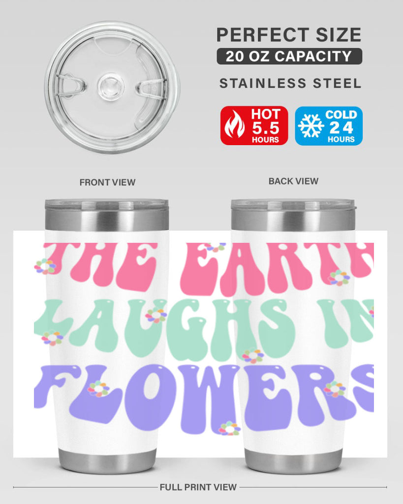 The earth laughs in flowers 532#- spring- Tumbler