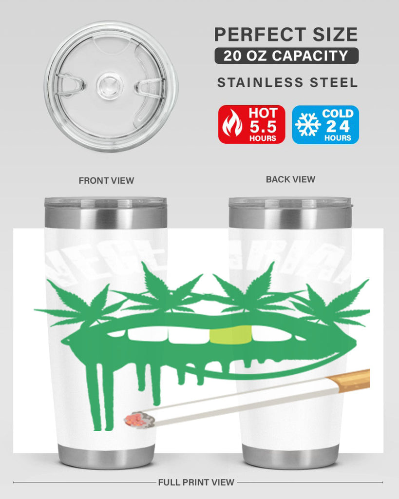Vegetarian 270#- marijuana- Tumbler