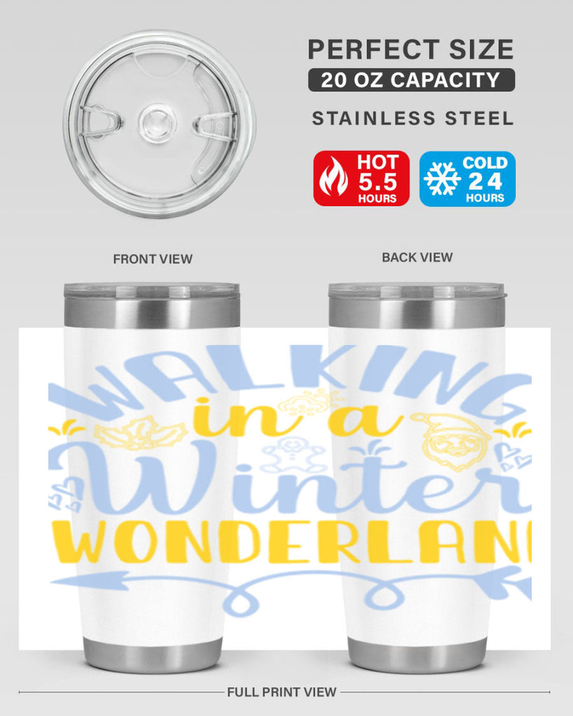 Walking in a winter wonderland440#- winter- Tumbler
