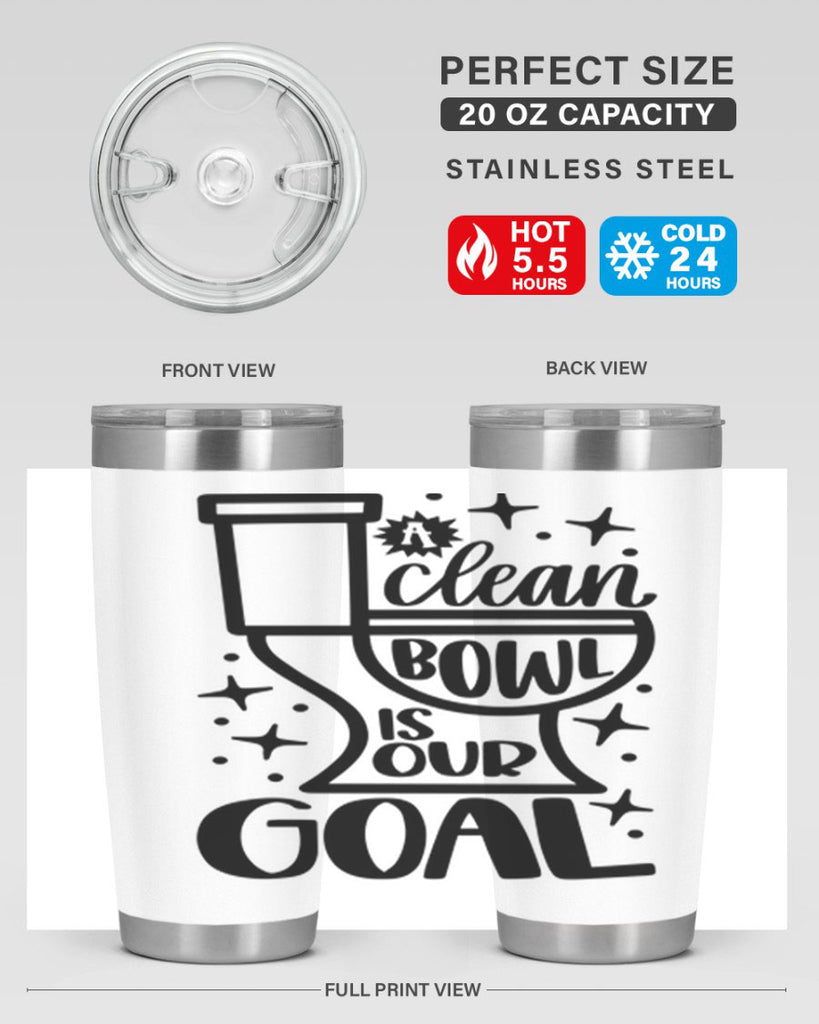 a clean bowl is our goal 49#- bathroom- Tumbler