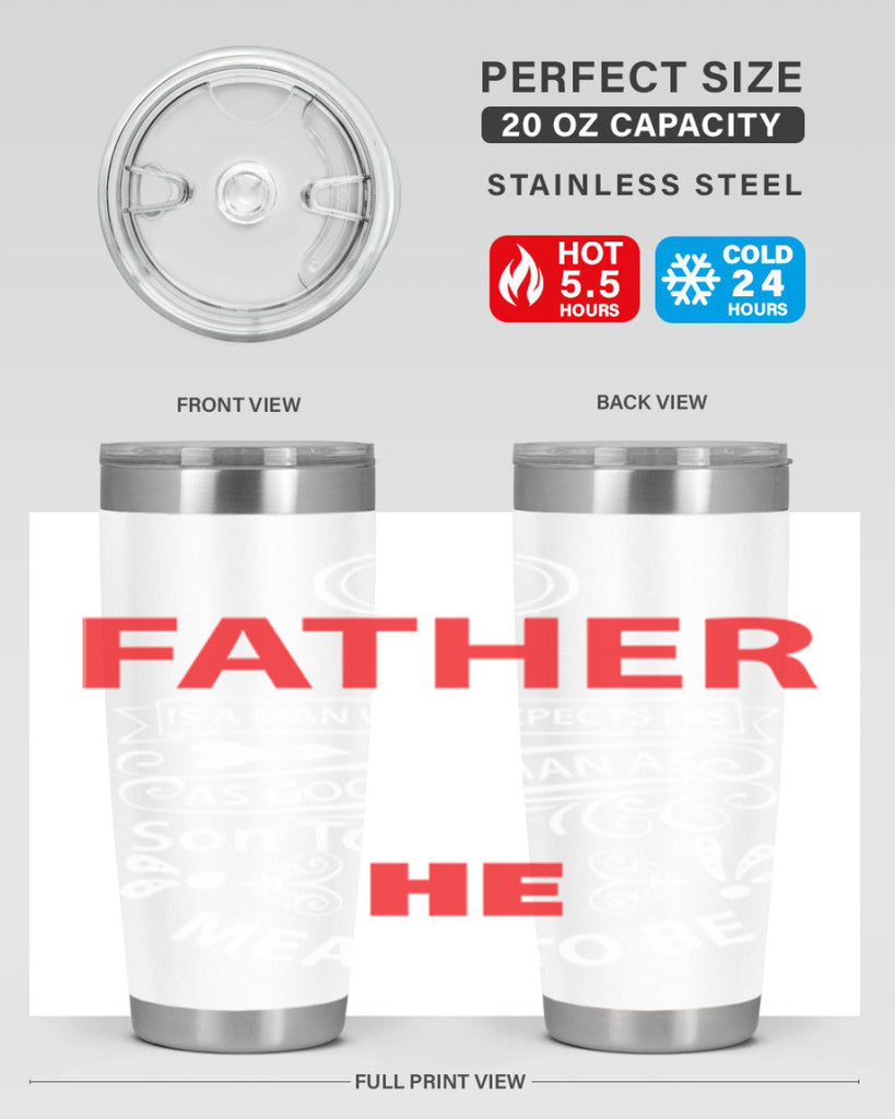 a father 247#- fathers day- Tumbler