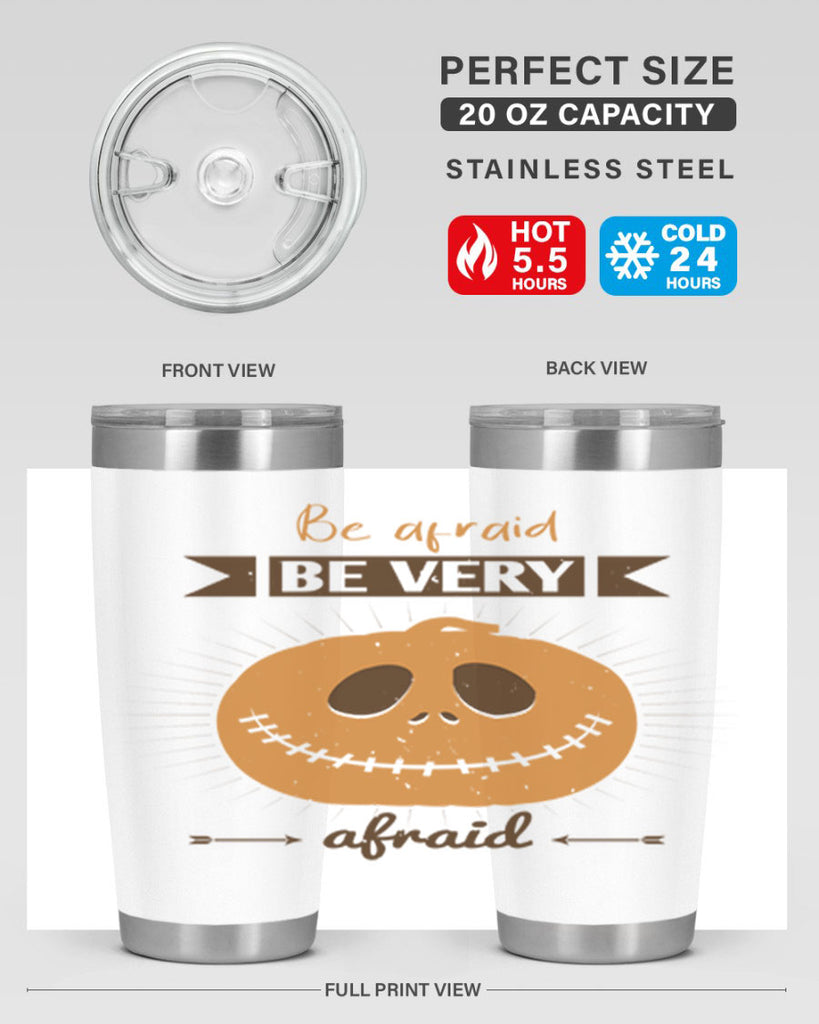be afraid be very afraid 151#- halloween- Tumbler