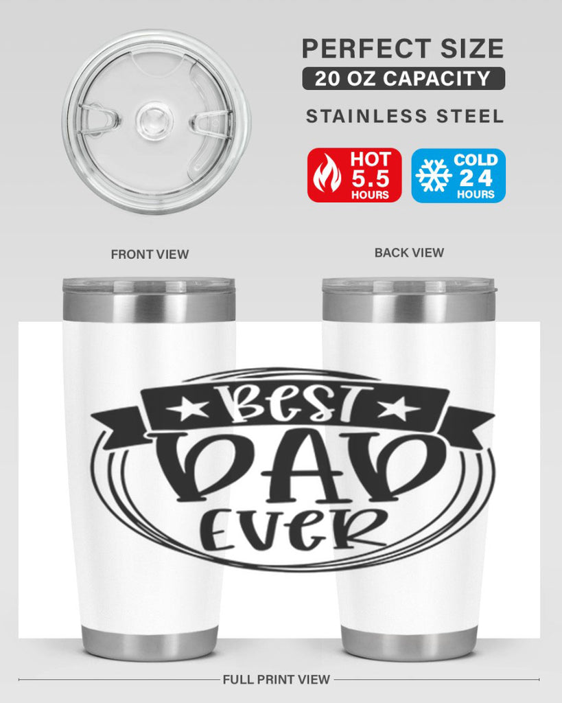 best dad ever 72#- fathers day- Tumbler