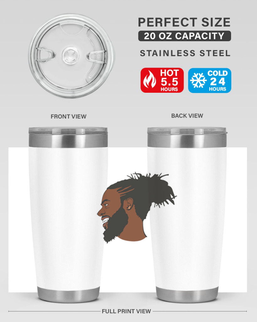 black man 41#- black men - boys- tumbler
