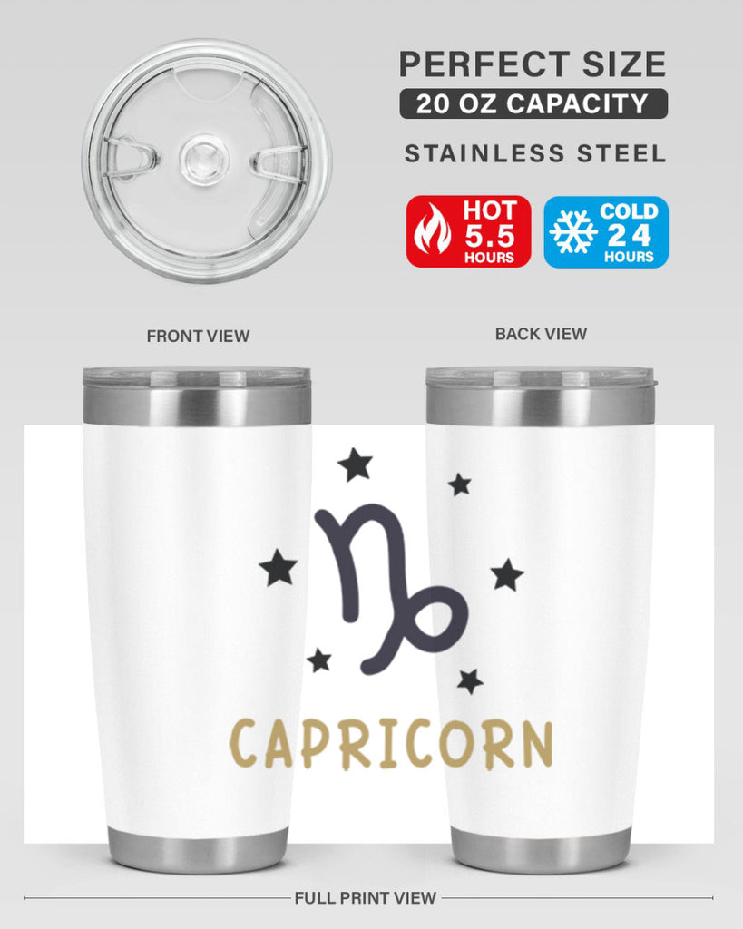 capricorn 206#- zodiac- Tumbler