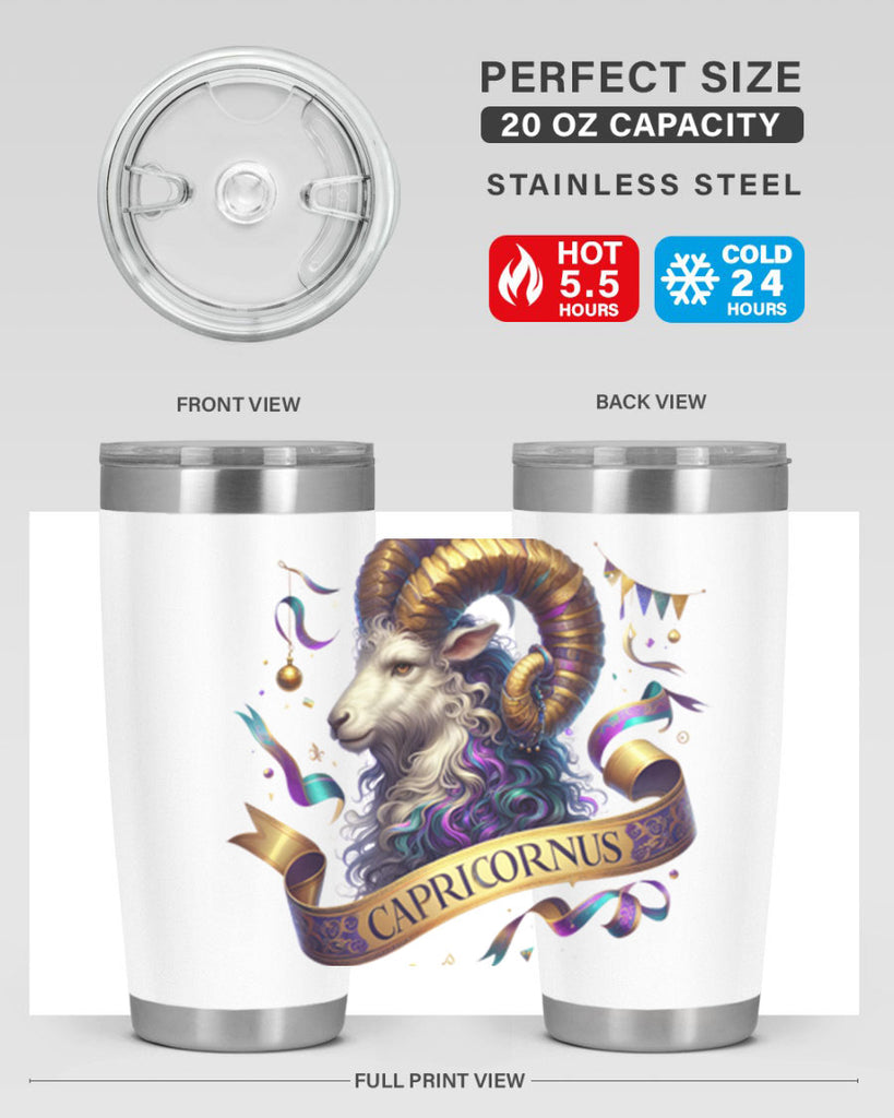 capricorn 209#- zodiac- Tumbler