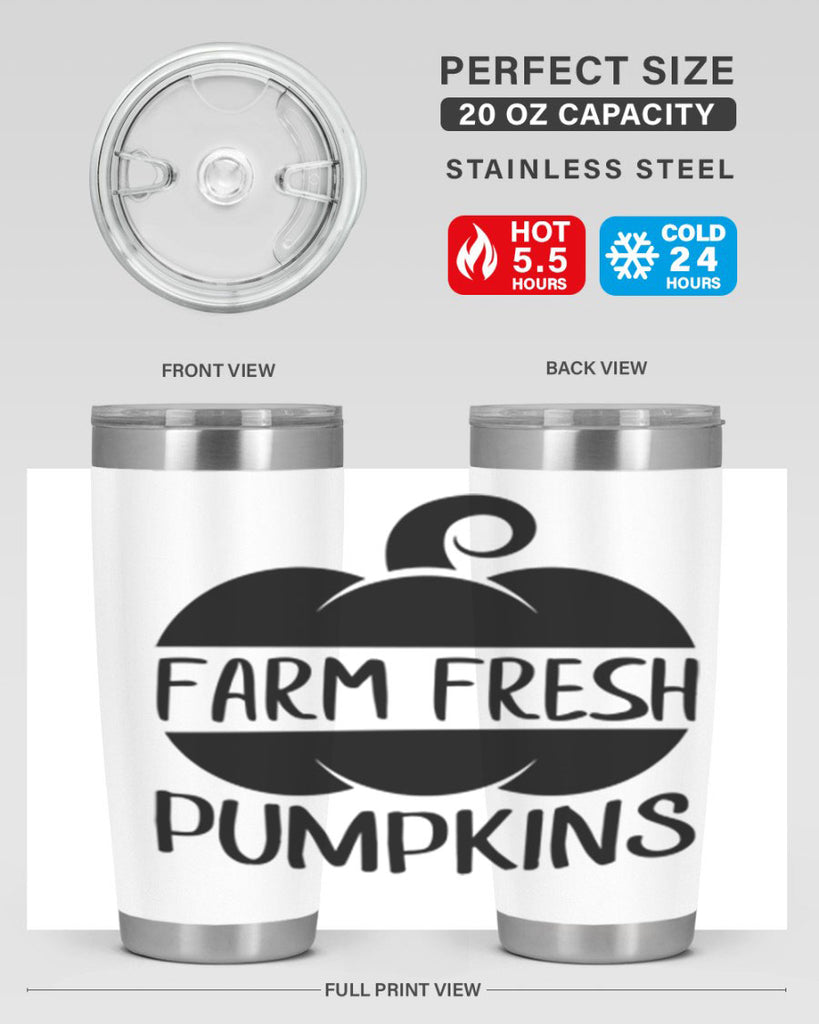 farm fresh pumpkins 174#- fall- Tumbler
