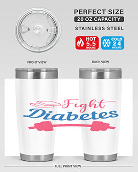 fight diabetes Style 38#- diabetes- Tumbler