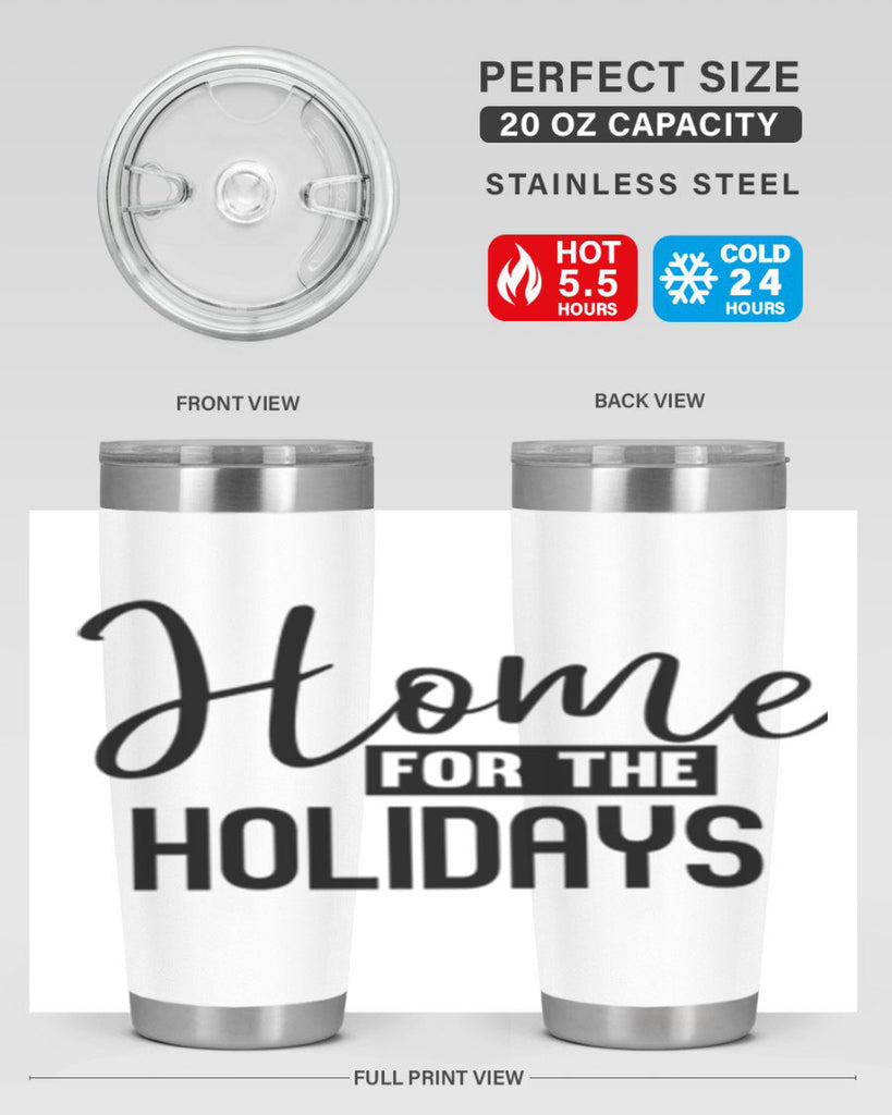 home for the holidays 194#- winter- Tumbler