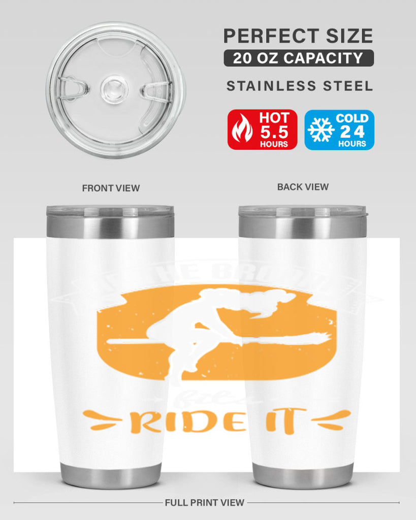 if the broom fits ride it 146#- halloween- Tumbler