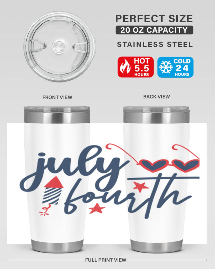 july fourth Style 70#- Fourt Of July- Tumbler