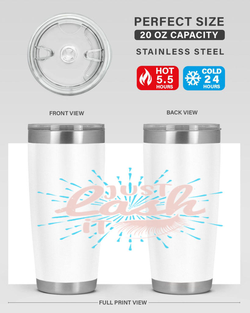 just lash it Style 199#- make up- Tumbler
