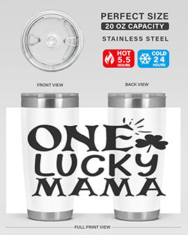 one lucky mama Style 34#- autism- Tumbler