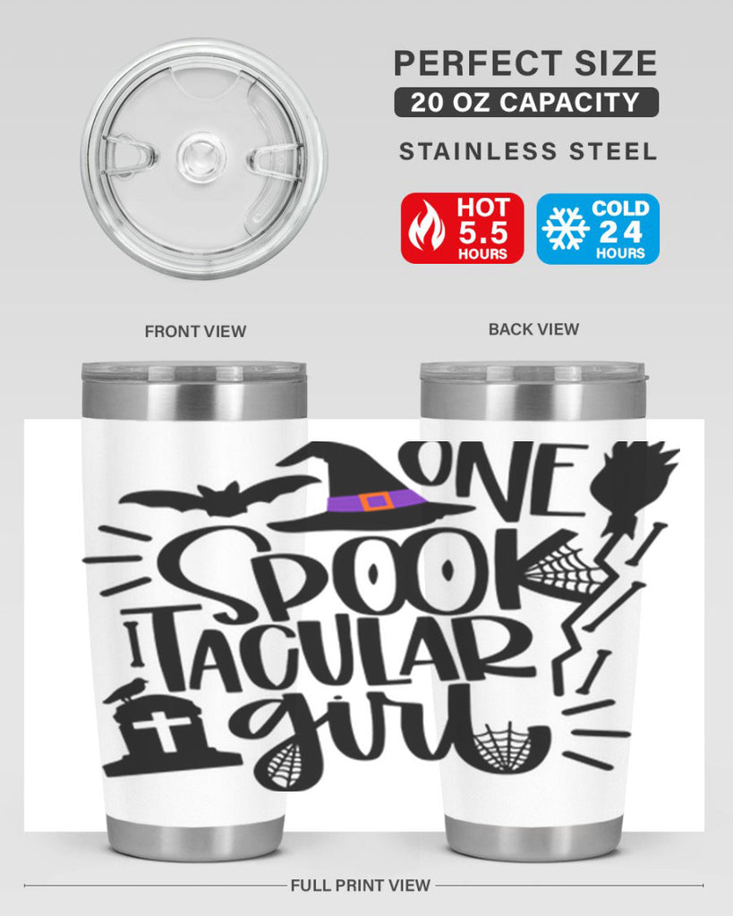 one spooktacular girl 36#- halloween- Tumbler