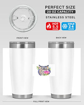 owl 13#- owl- Tumblers