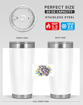 owl 14#- owl- Tumblers