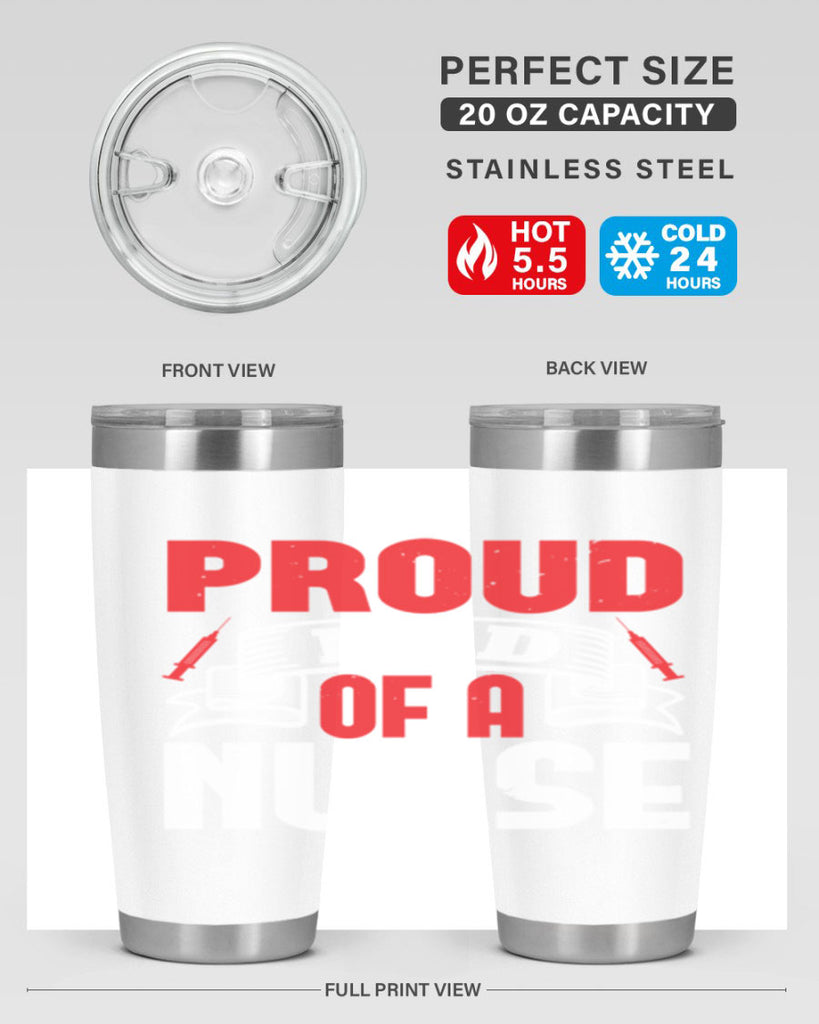 proud dad of a nurse Style 257#- nurse- tumbler