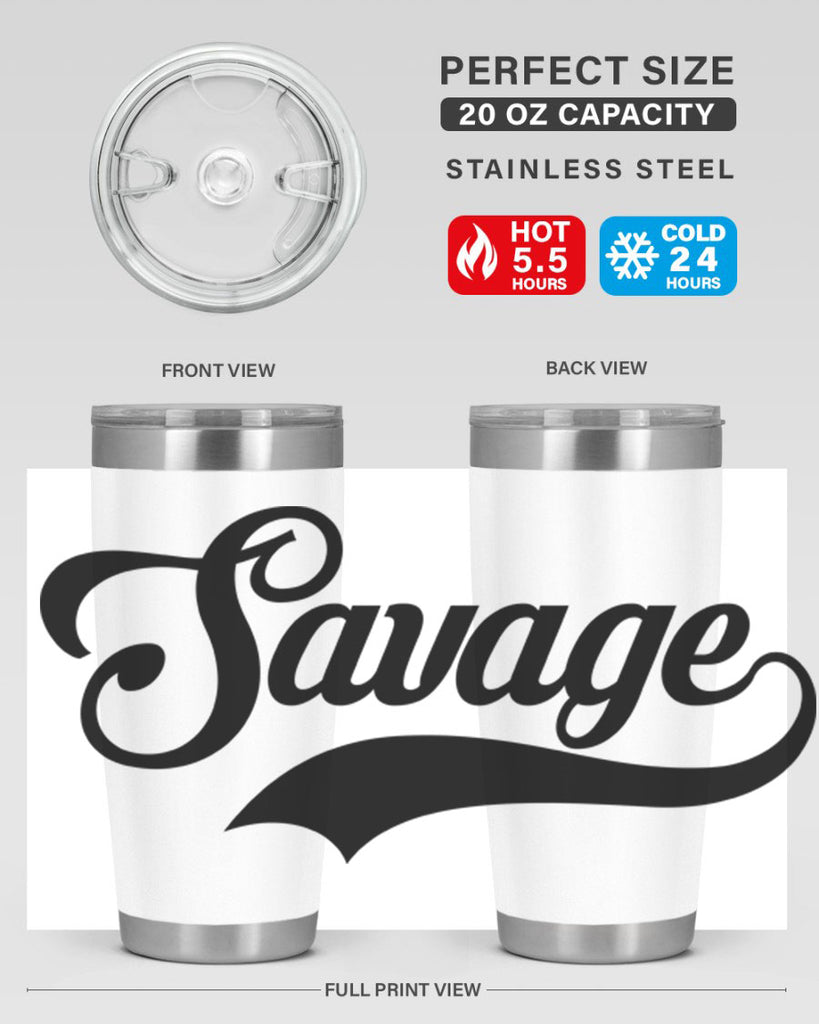 savage script 40#- black words phrases- Cotton Tank