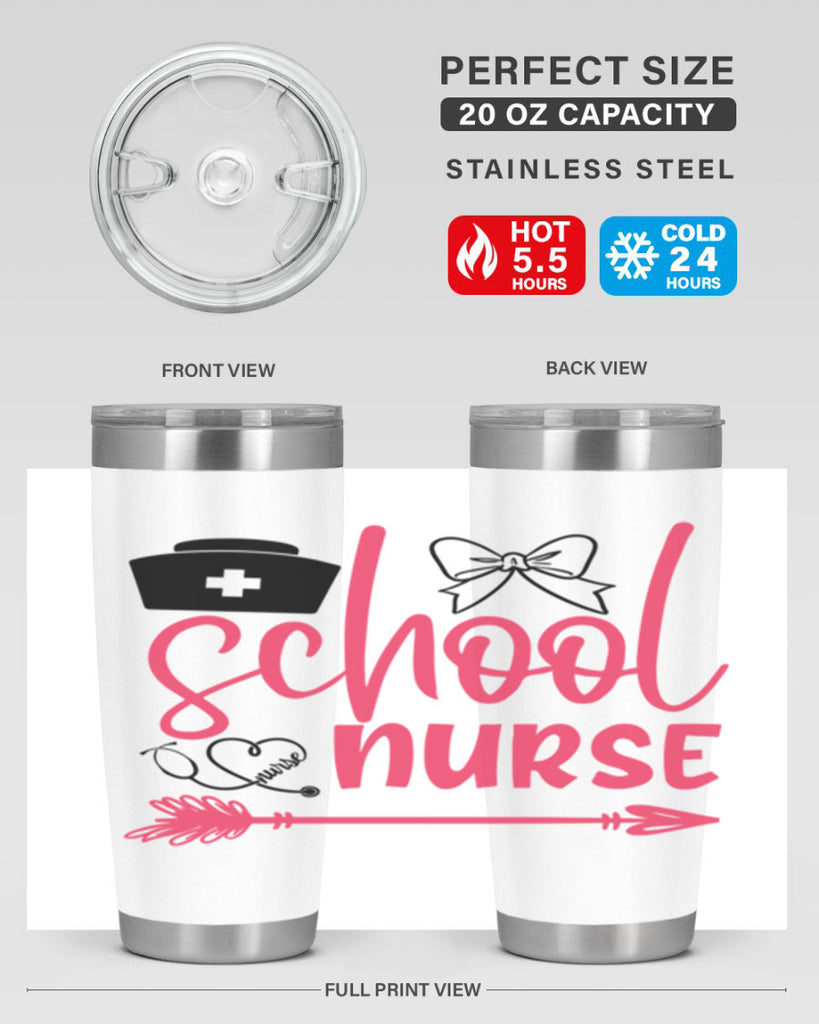 school nurse Style 354#- nurse- tumbler