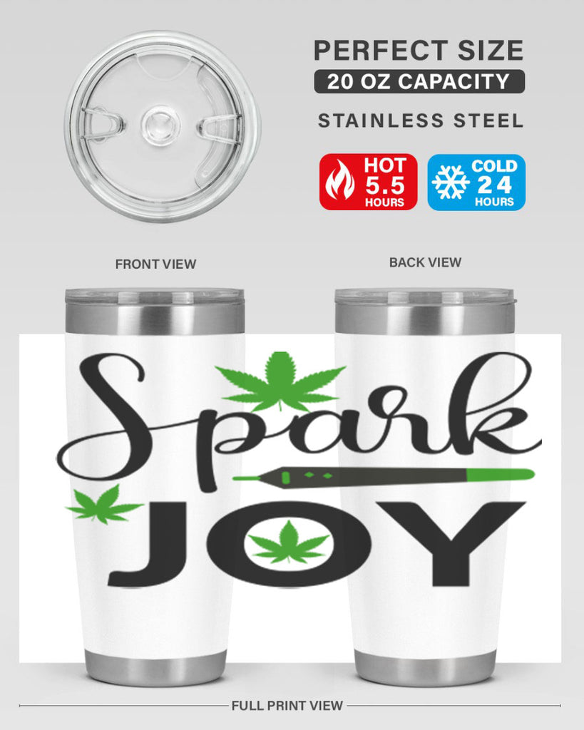 spark joy 250#- marijuana- Tumbler