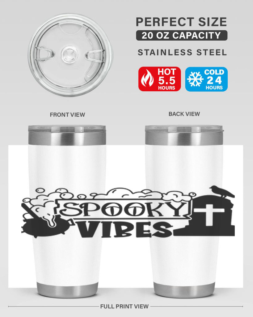 spooky vibes 20#- halloween- Tumbler