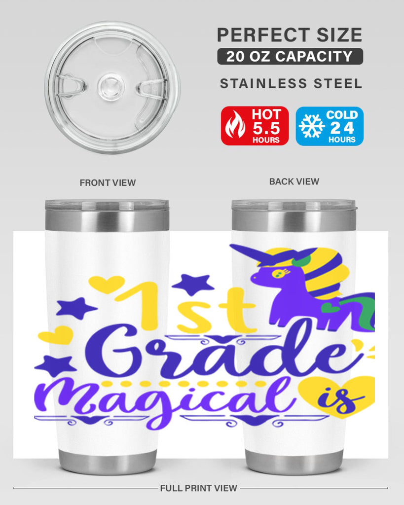 st grade magical 63#- mardi gras- Tumbler